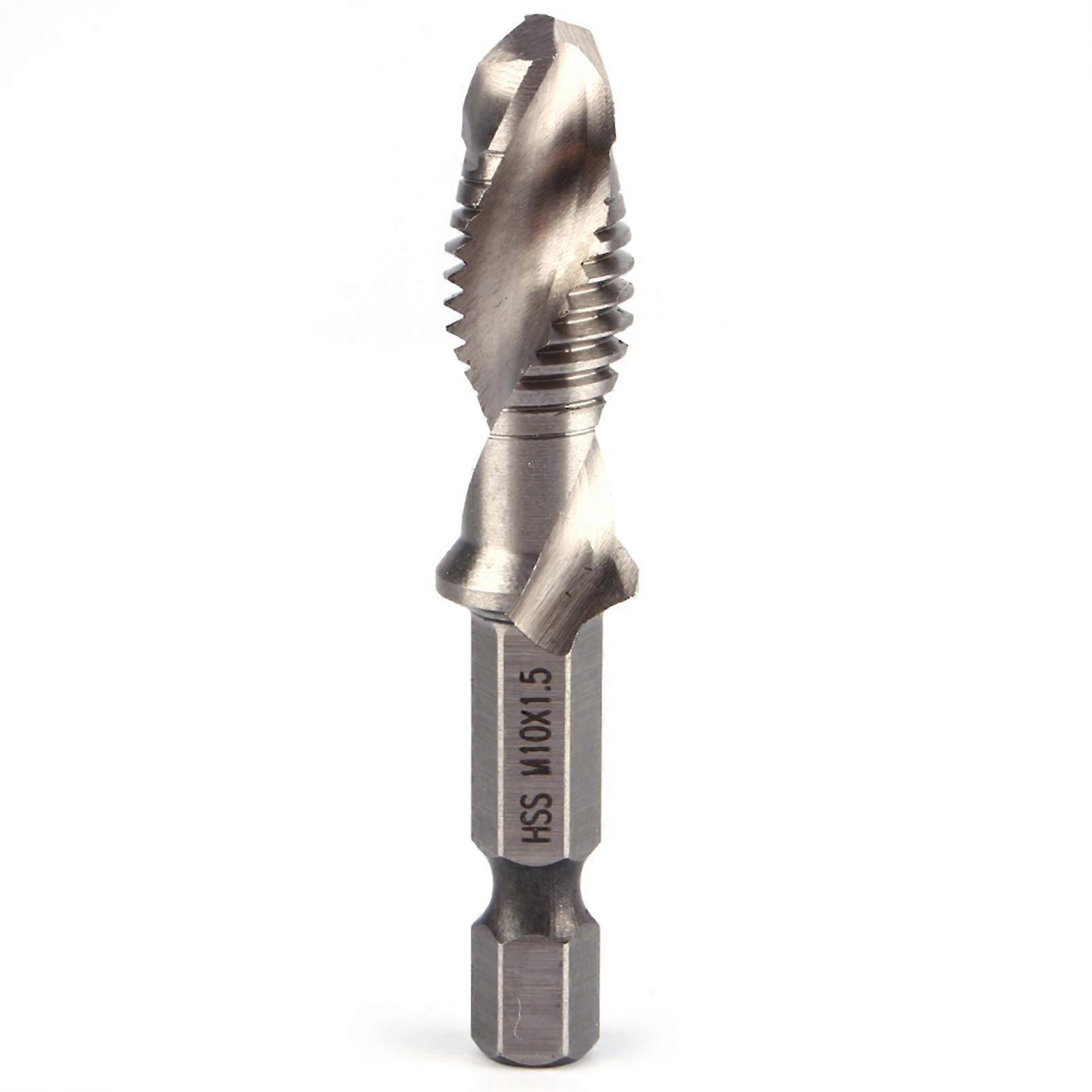 Forets coniques à queue hexagonale M10 HSS 1/4" pour outils électriques