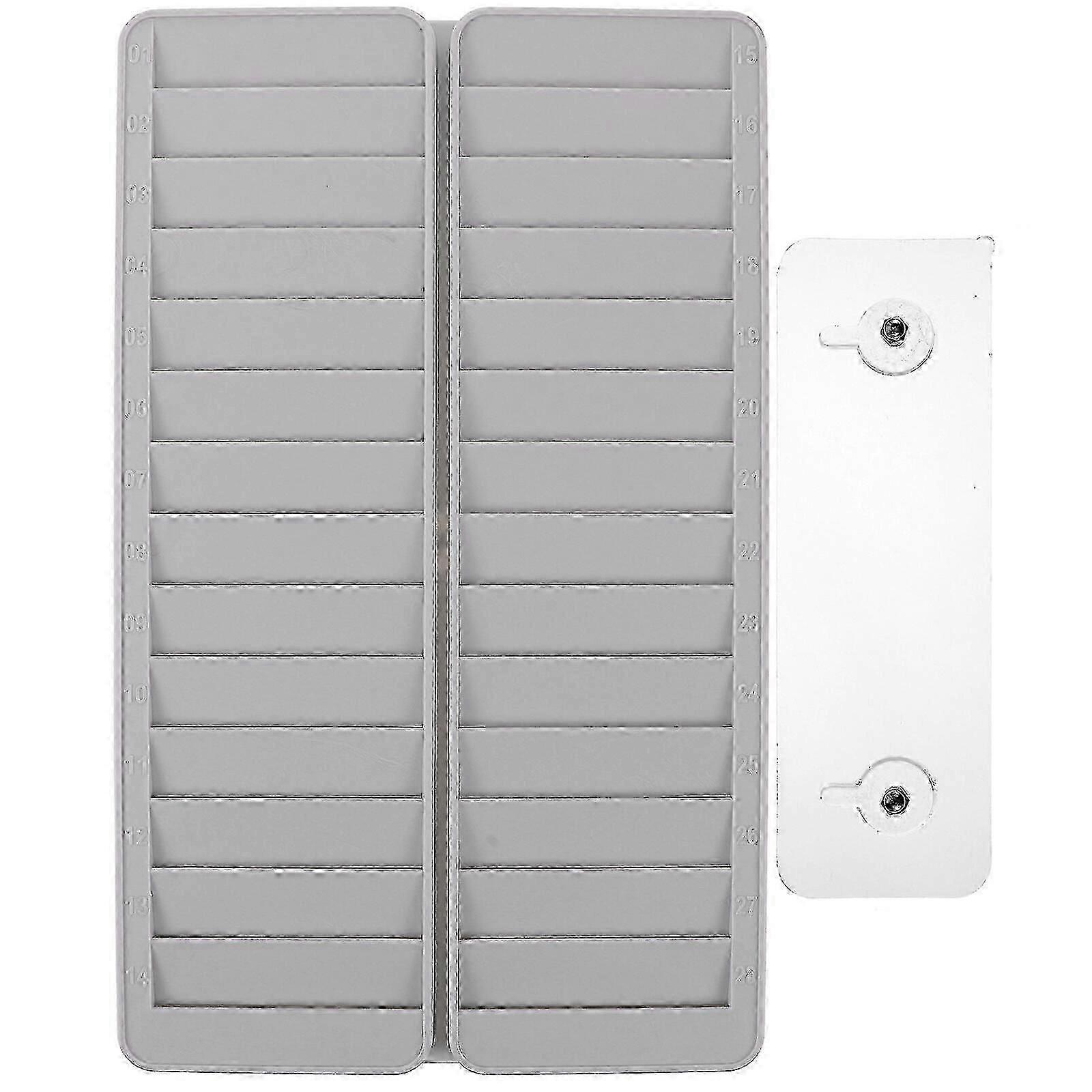 Wall-Mounted Time Card Rack with Retractable Holder for Office Attendance Records - UK Office