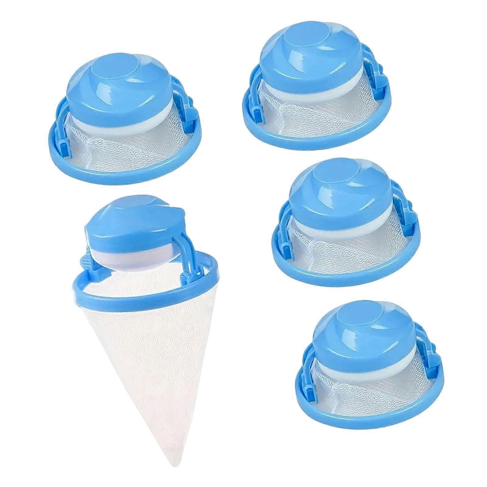 Washing Machine Pet Hair Catcher Universal Reusable Laundry Filter Bag 5Pcs Set For Home Use Mesh Float Cleaning