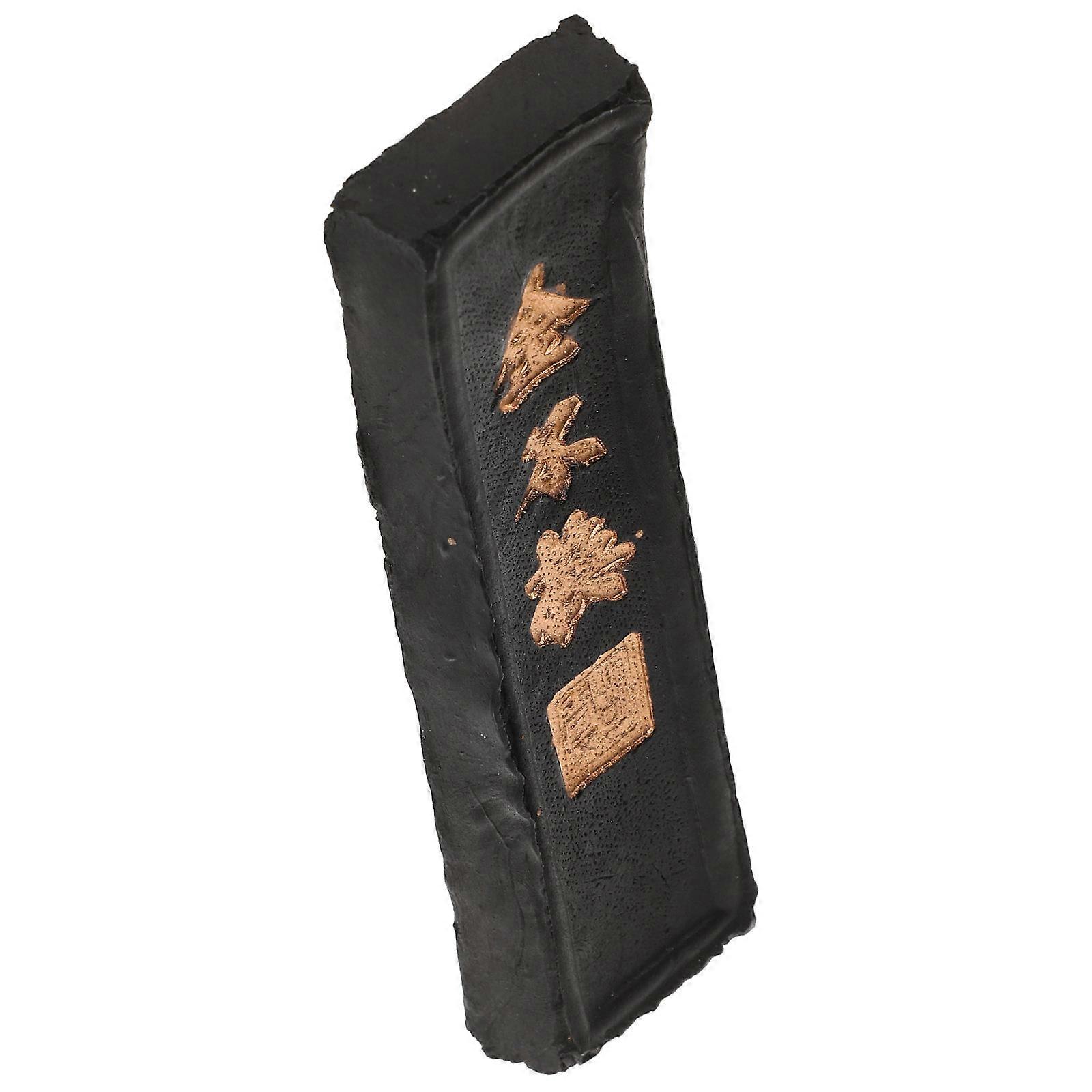 Calligraphy Ink Block Ink Stick for Painting Use 3Pcs Handmade Black