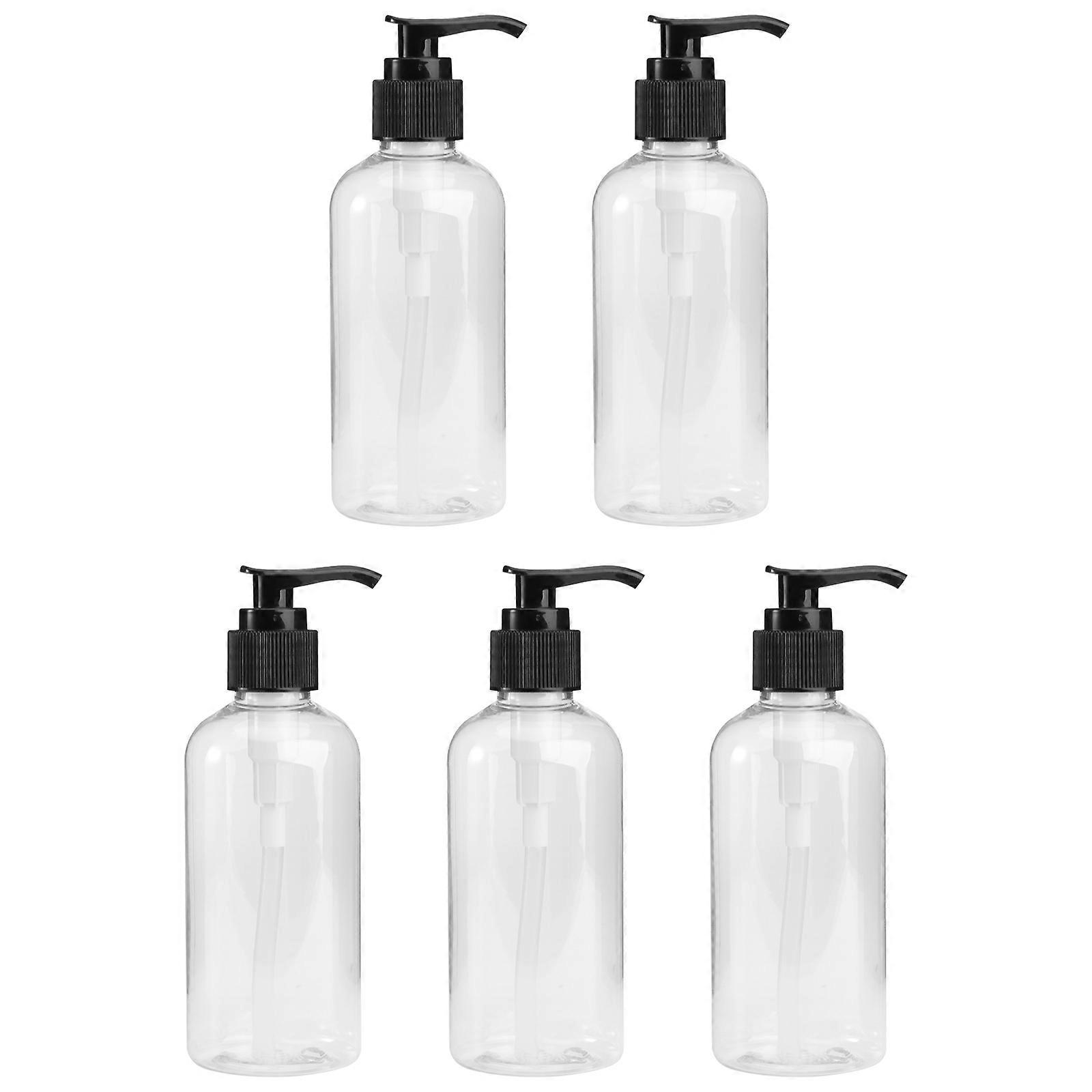 15 Pcs Black Refillable Bottle For Liquid Dispensing Perfect For Home Use With Certified Quality