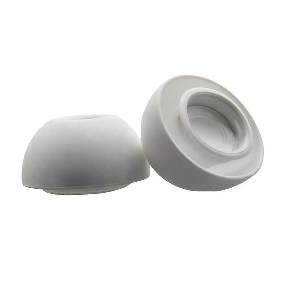 White Earphone Caps Silicone for Earphone Use 2Pairs Compatible with AirPods Pro