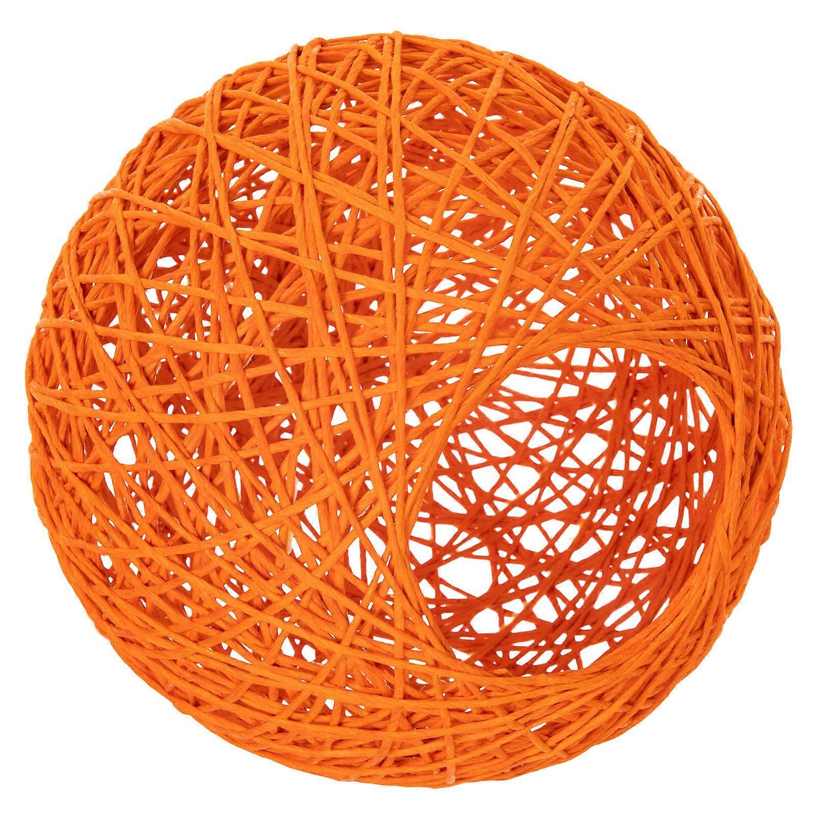 Paper Ball Lamp Shade for Durable Lamp Shade Set of 4 Orange Color