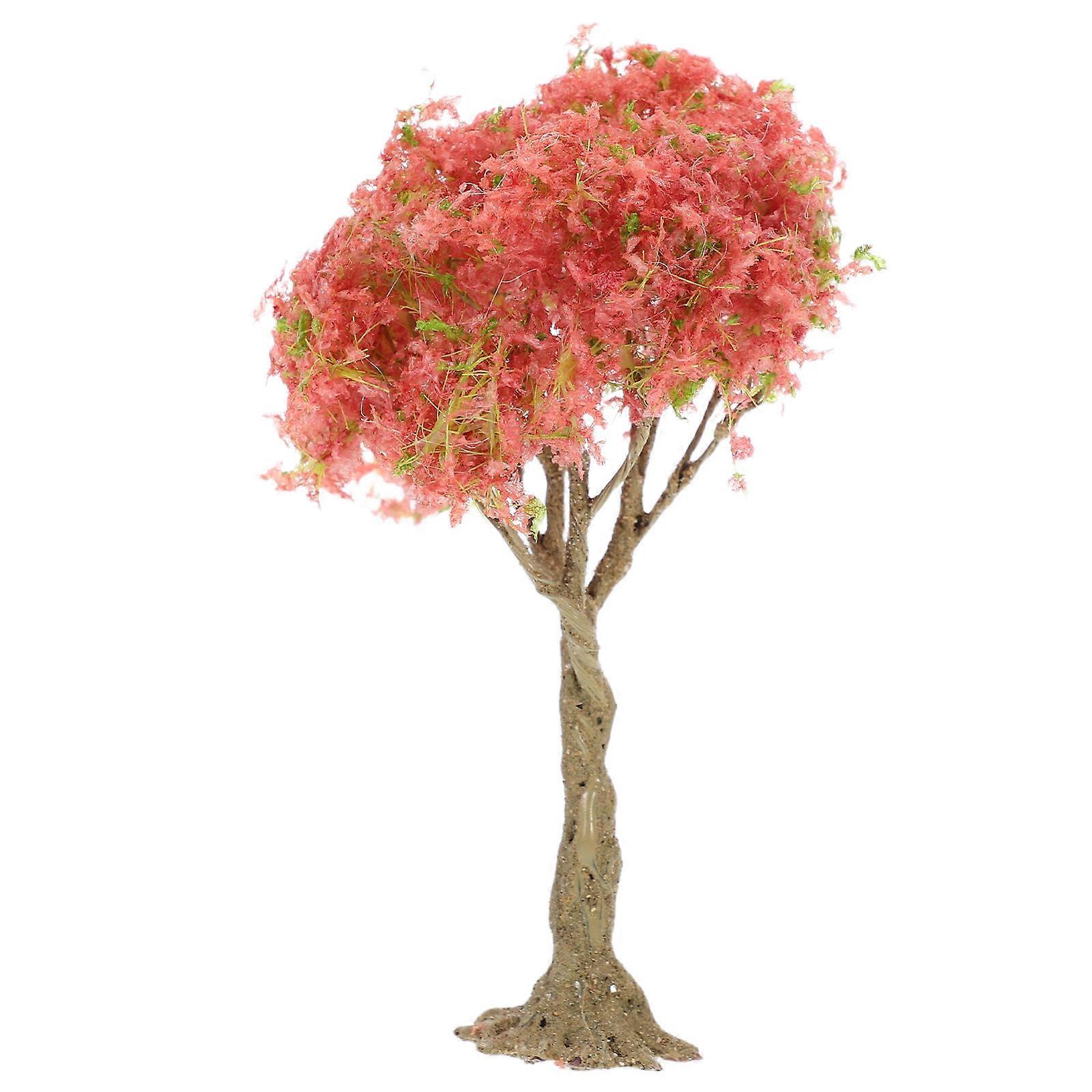 Miniature Trees for Sand Table Landscape Decoration 2Pcs Diorama Model