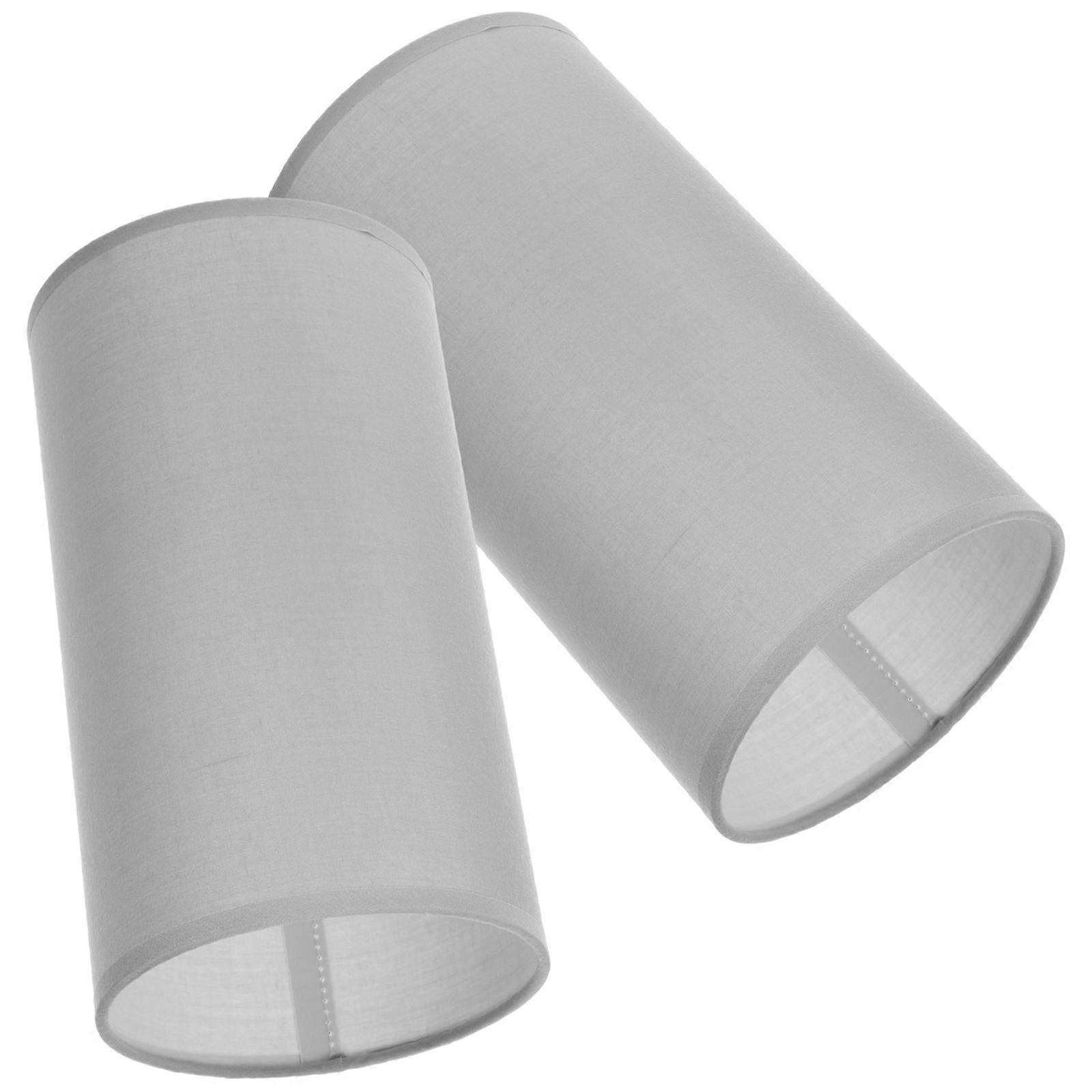 Cloth Lampshades Replacement for Table Lamp with 4Pcs Cylinder Covers