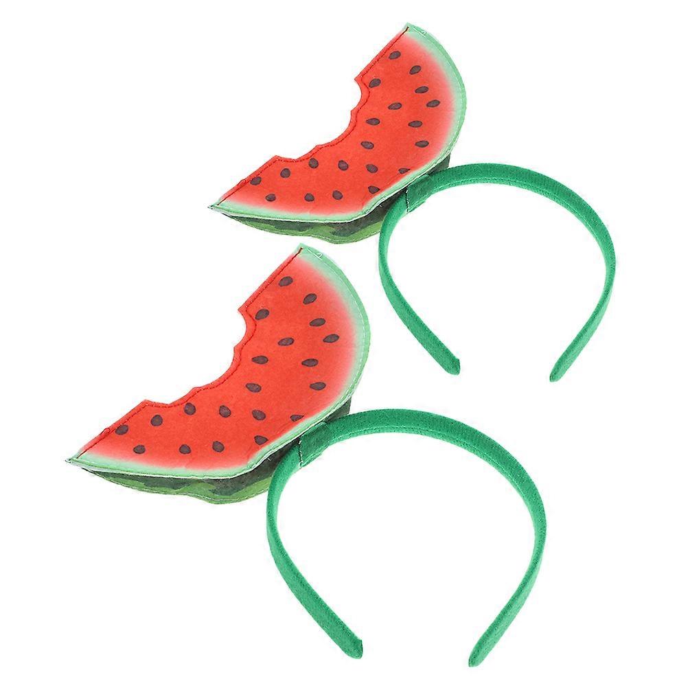 Watermelon Headbands 3D Style for Photo Props 4Pcs Multi Color Hairband