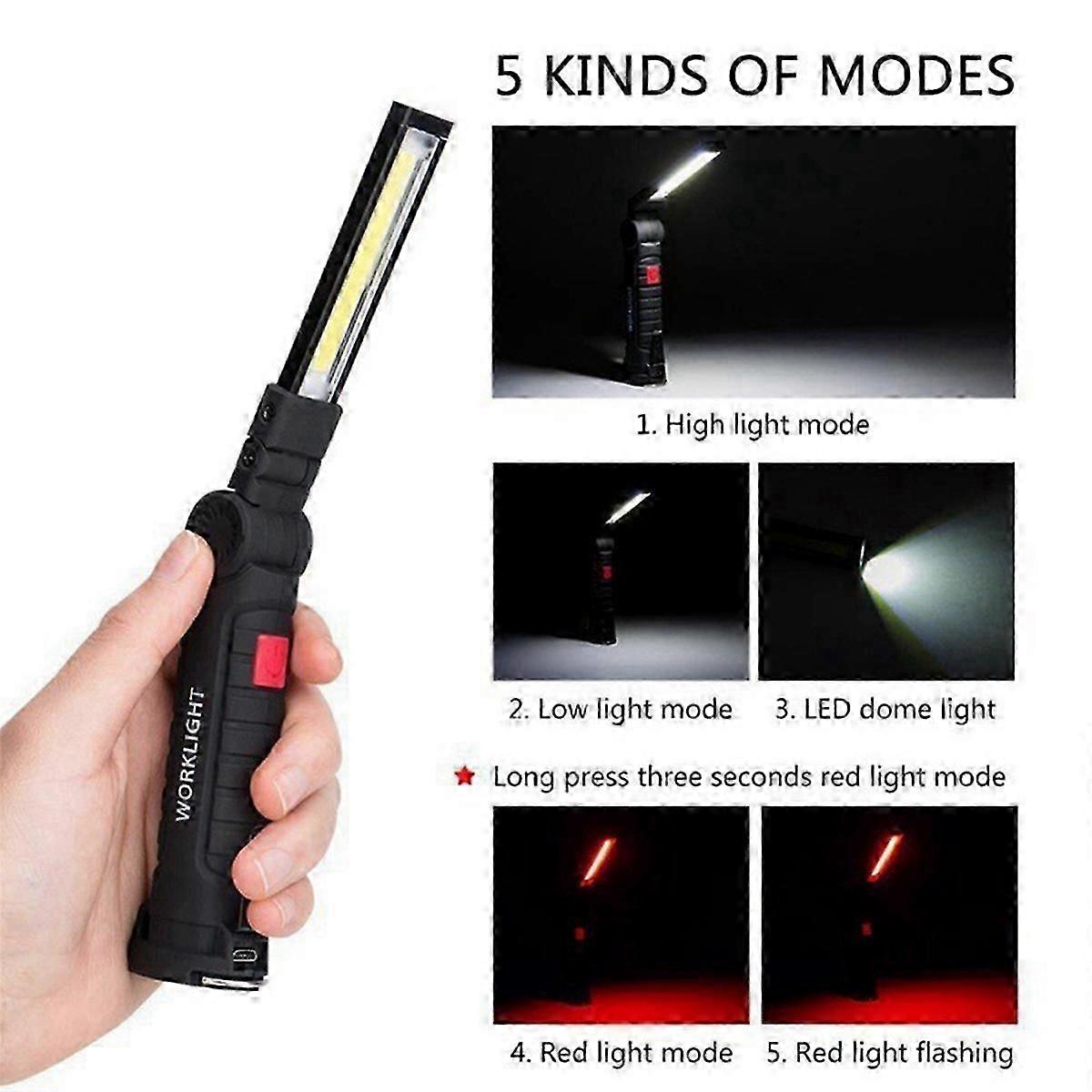 LED Foldable Work Light Portable Waterproof Camping Light Small