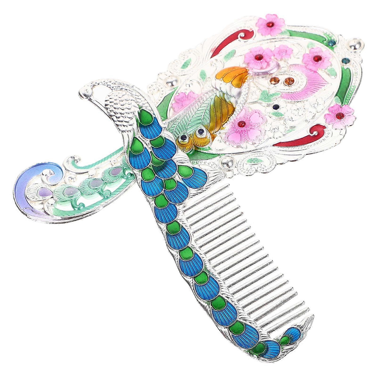 Metal Makeup Mirror with Comb for Travel and Home 5Sets