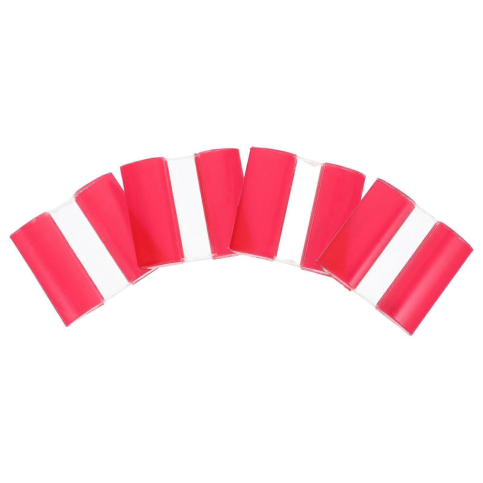 20Pcs Transparent Acrylic Lock Hasp for Furniture with Mini Hinge