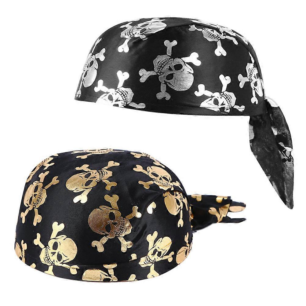 Halloween Wrap Hat for Shower Use 6Pcs Breathable Cap