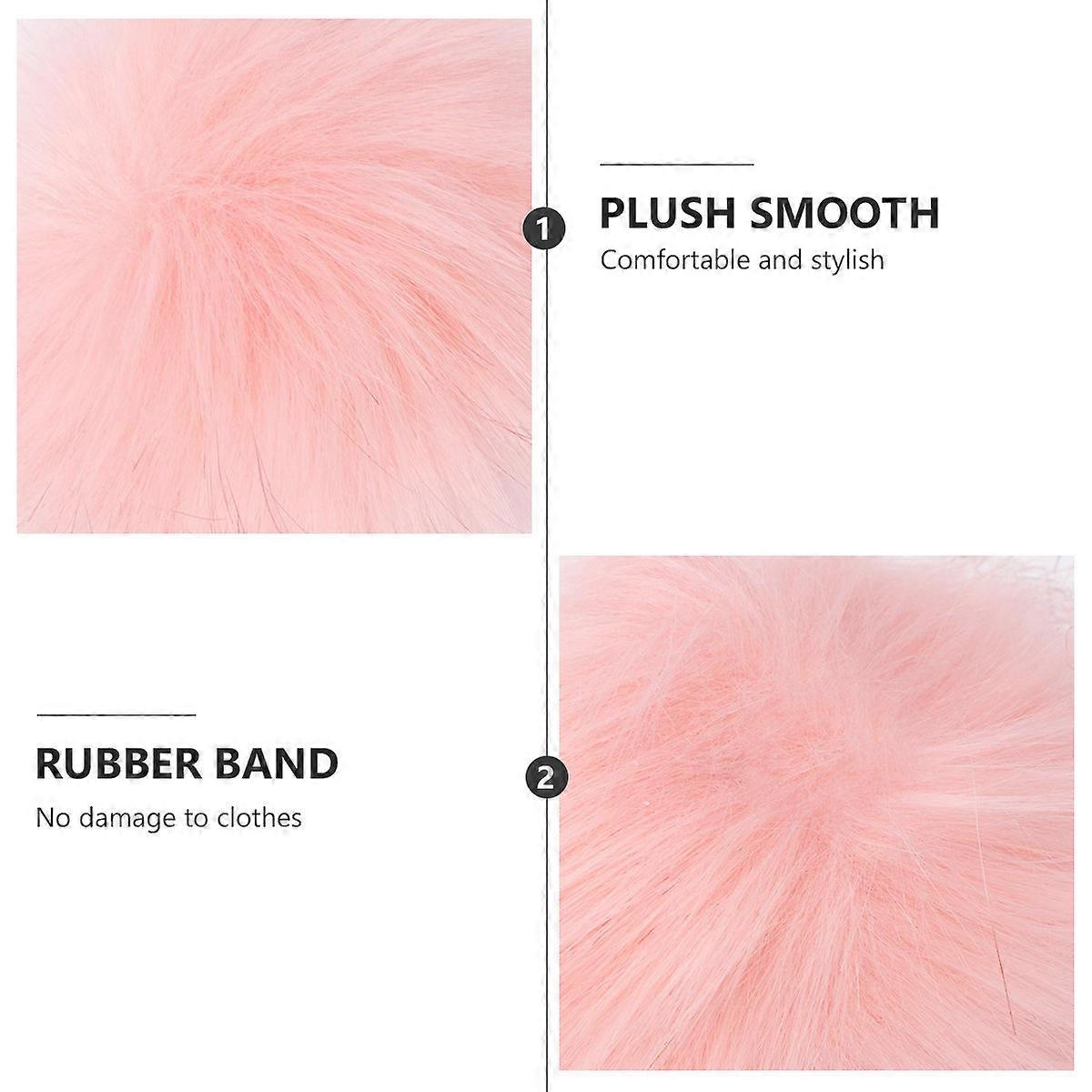 Műgyapjúgolyó dekorációhoz 2 db rózsaszín ruhagyapjúgolyó dekoráció