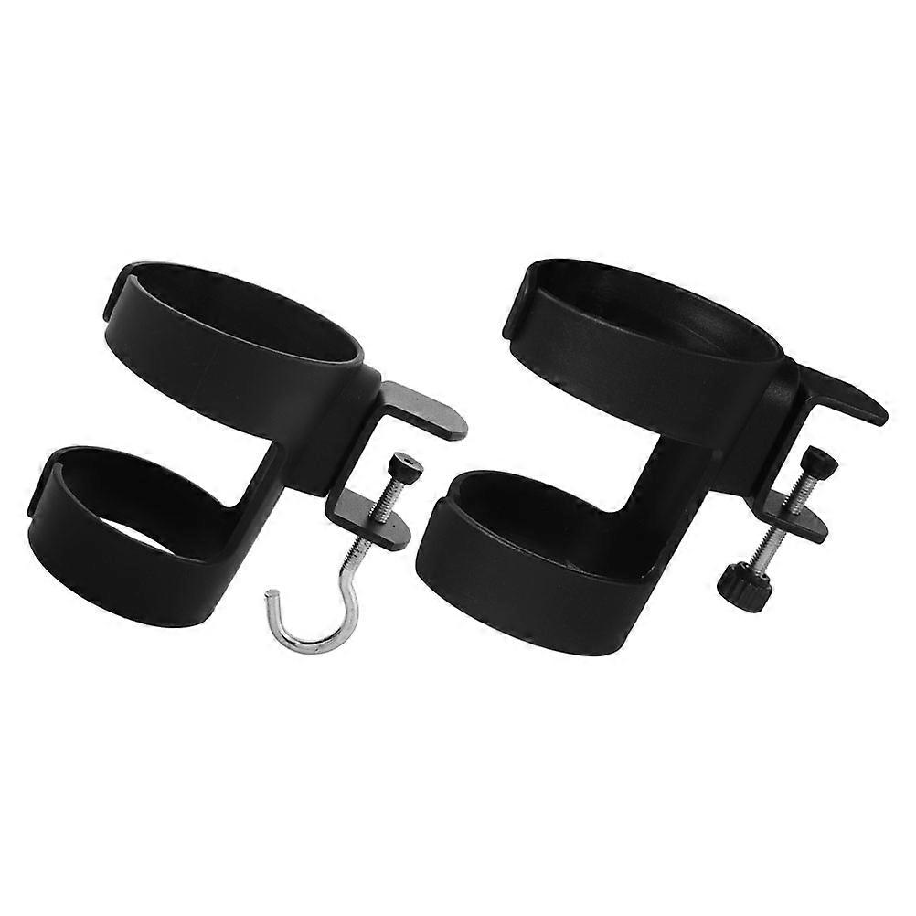 Desktop Cup Holder Clamp Cup Holder Versatile Compatibility Sleek Modern Aesthetic 2Pcs