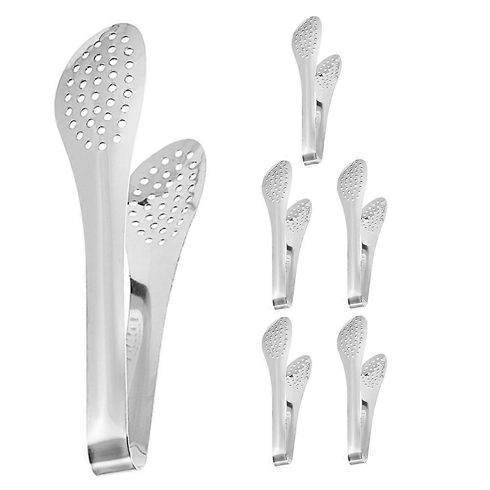 Multi-Functional Stainless Steel Tongs 30 Pcs Essential For Home Users And Caterers Grabbing Bread Meat And Salad Serving