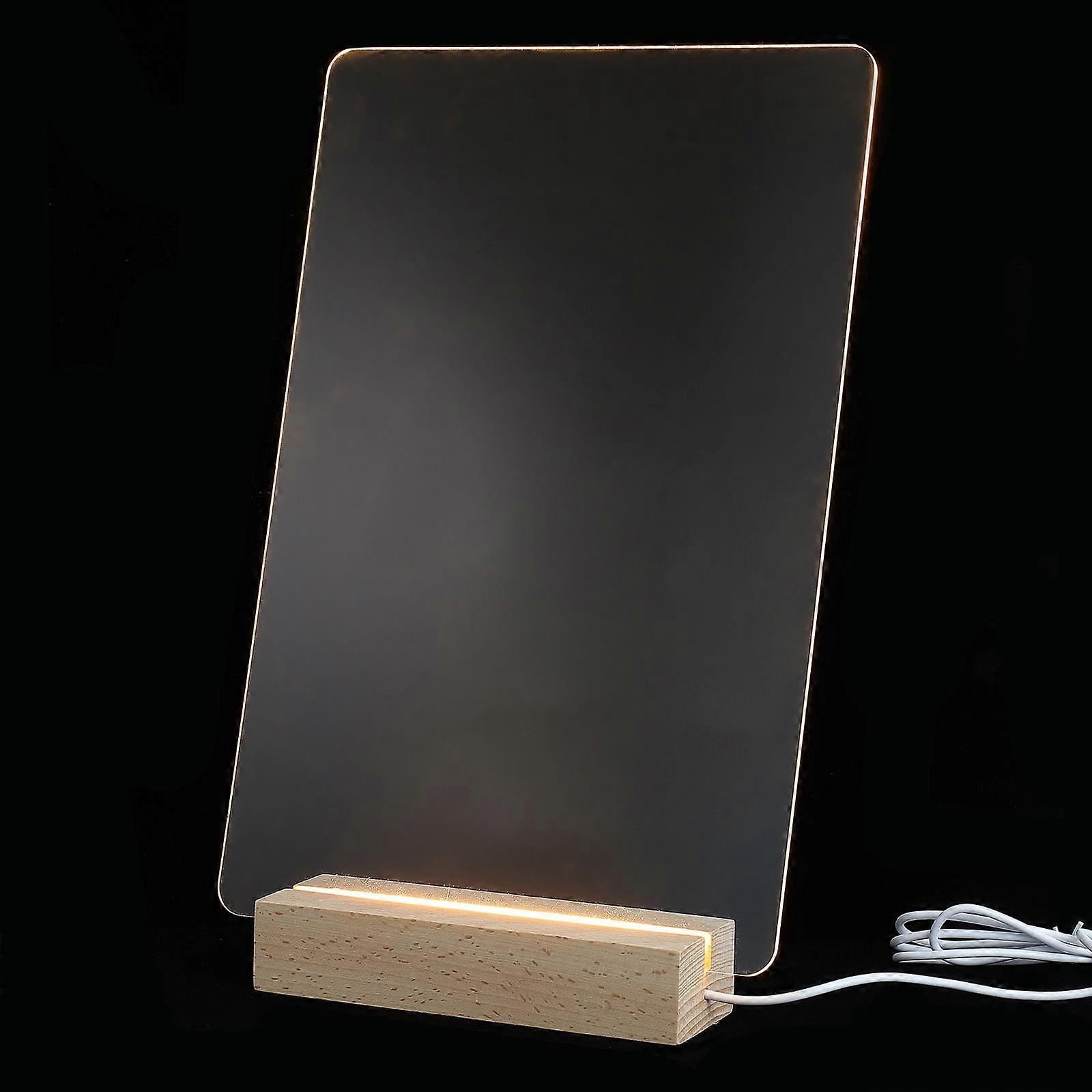 Note Board for Office Or Home with 3Sets of Luminous Acrylic Boards