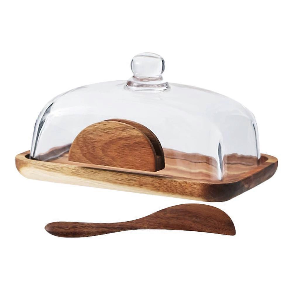 Elegant Rustic Butter Dish For Gatherings And Special Occasions 4Pcs Food Storage Container With Versatile Functionality