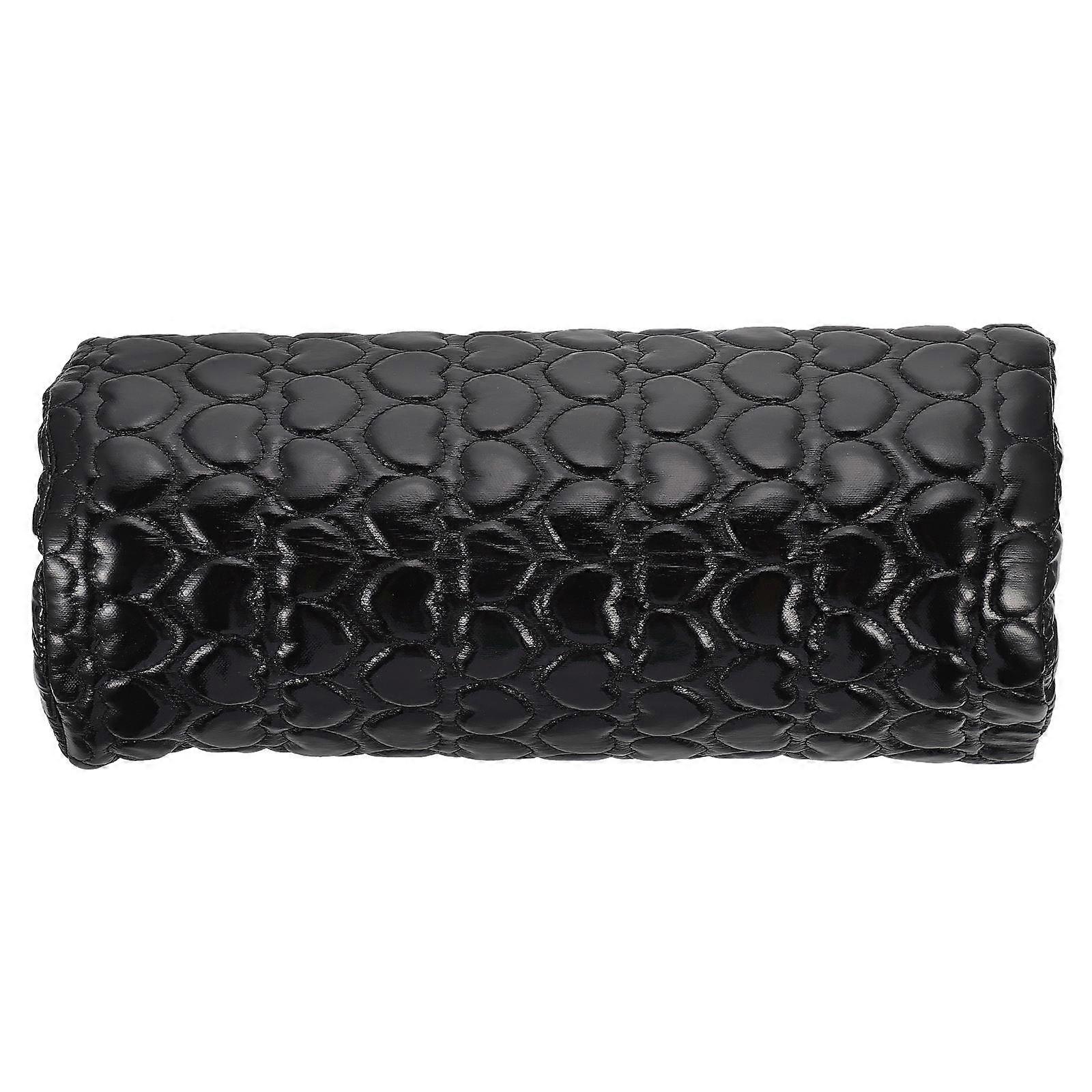 Nail Art Arm Rest Manicure Hand Pillow for Home Use 2Pcs Black