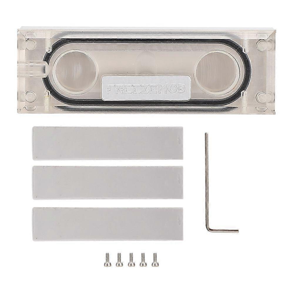 Water Cooling Heat Sink Copper Block Cooler Accessories for M2 Solid-State Drive2280