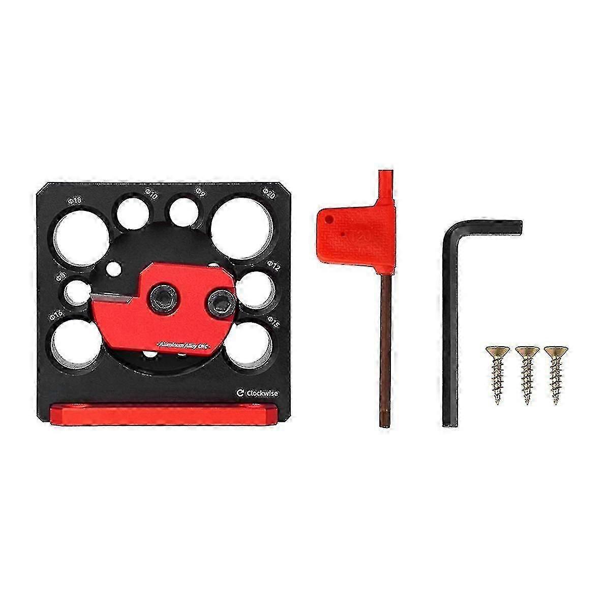 Adjustable Electric Drill Milling Tool Set Auxiliary Tool Square Lathing Log Tenon Metric Milling P [xh]