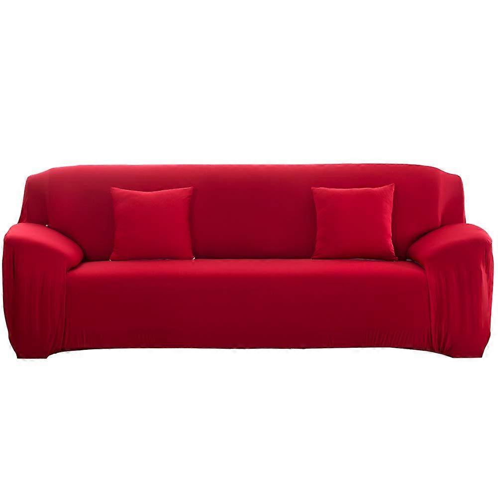 Elastic Slipcover Sofa Cover For FourPerson 235300cm Soft Polyester Fabric Sofa Protector CreaseResistant