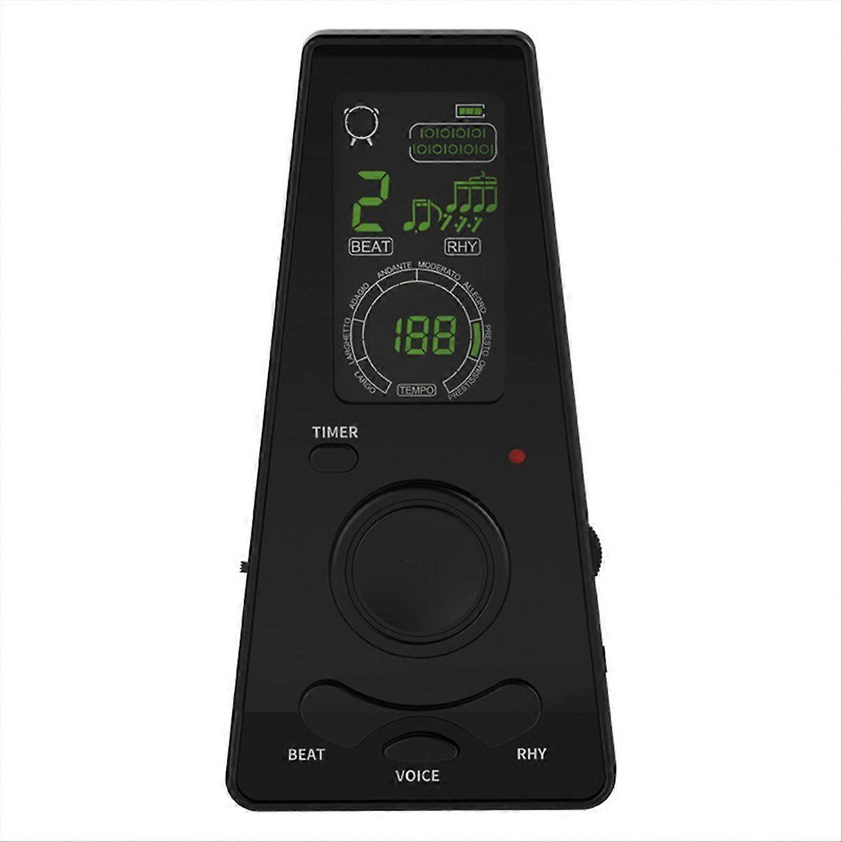 Electronic Digital Metronome Volume Beat Speed Adjustable Timer Digital Metronome for Piano Guitar