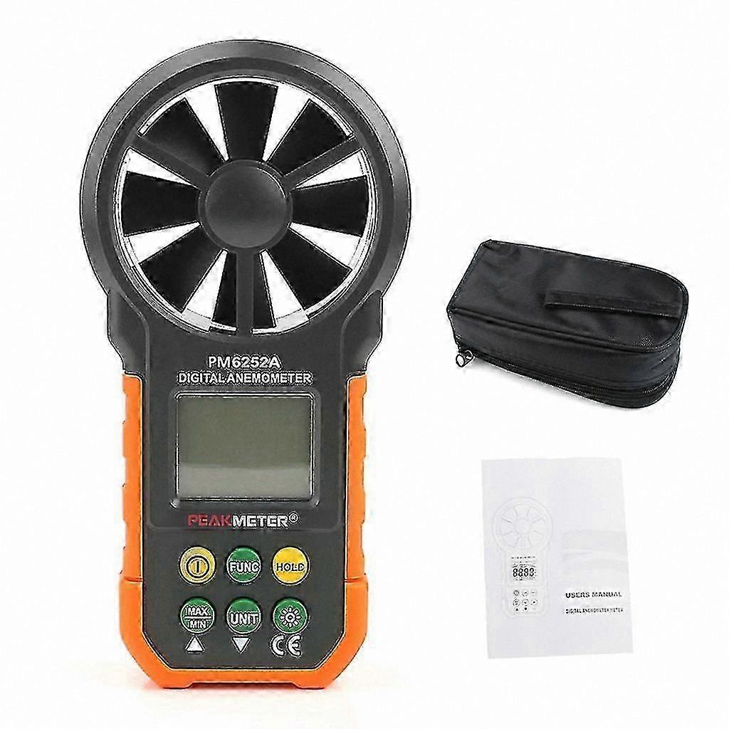 Digital Air Speed Anemometer for Air Volume and Flow Testing MS6252A Model