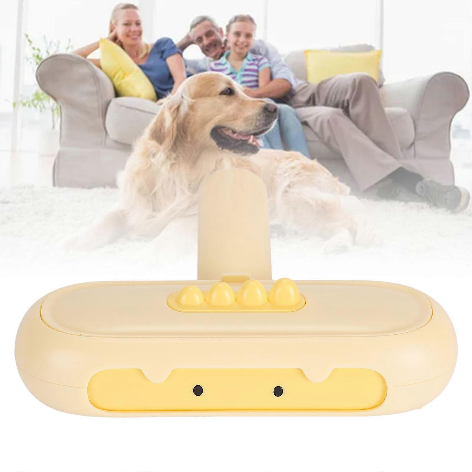 Pet Hair Remover Multipurpose Efficient Reusable Double Sided Portable Lint Roller for Furniture Couch Carpet Clothing Bedding Yellow 