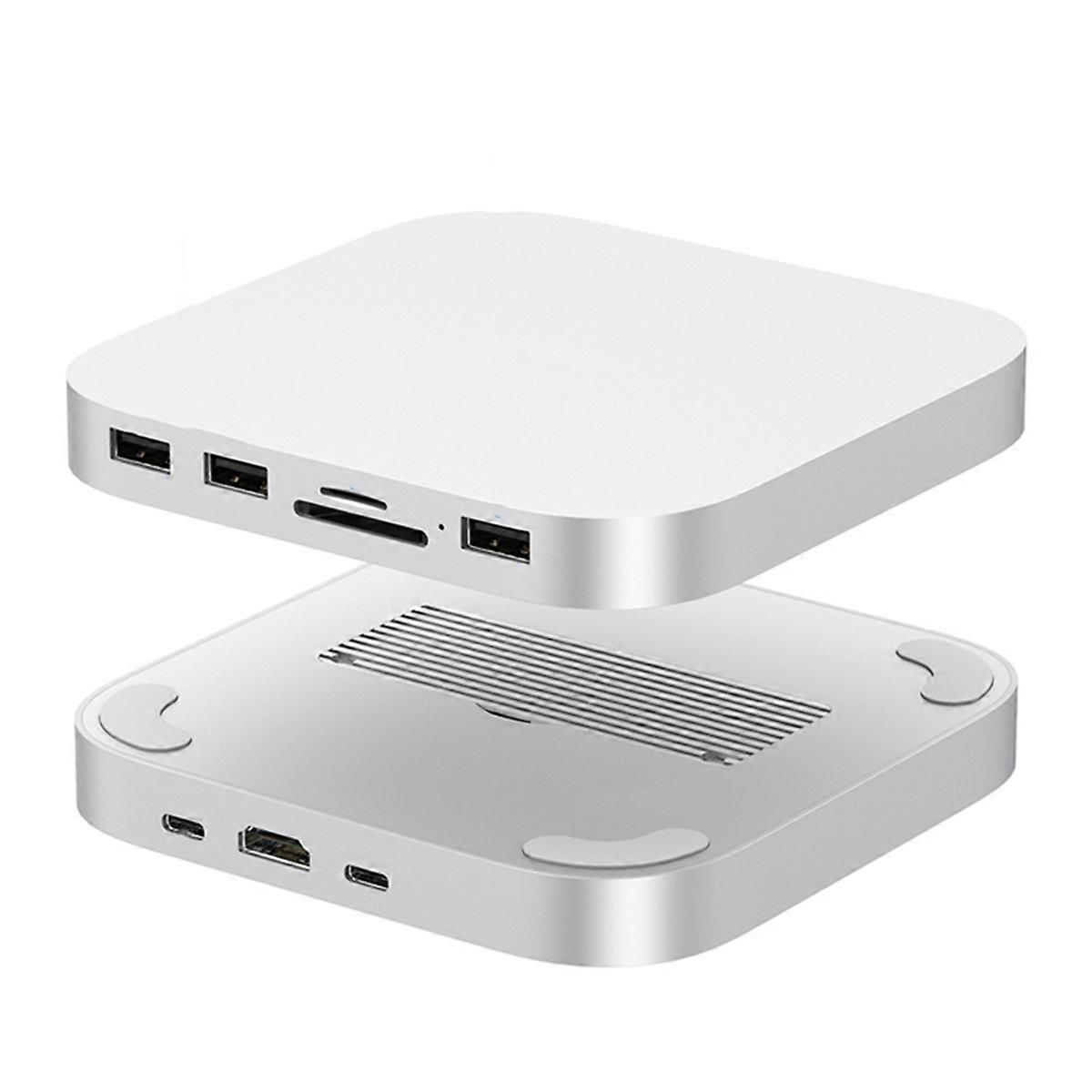 For Mini USB C Hub with M.2 SSD Enclosure for Mini / Pro Stand Type-C Dock Station USB3.2 SD/TF4.0 MC25H