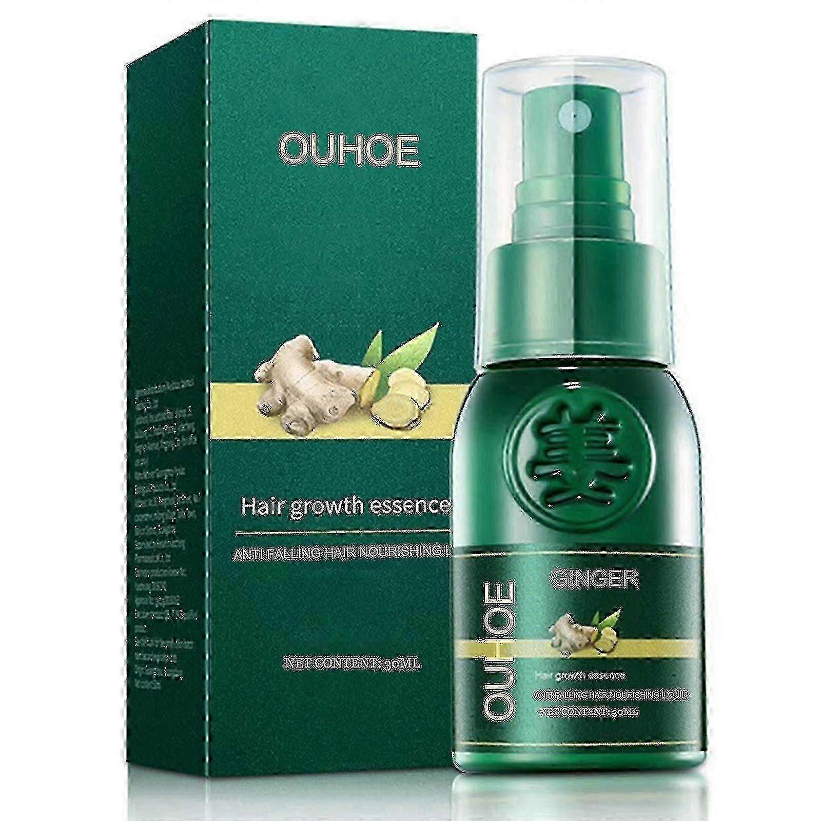 50ml Spray do wzrostu włosów Ginger King Anti-removal Spray Płyn do podnoszenia włosów Leczenie wypadania włosów Kłopoty-8120855548846
