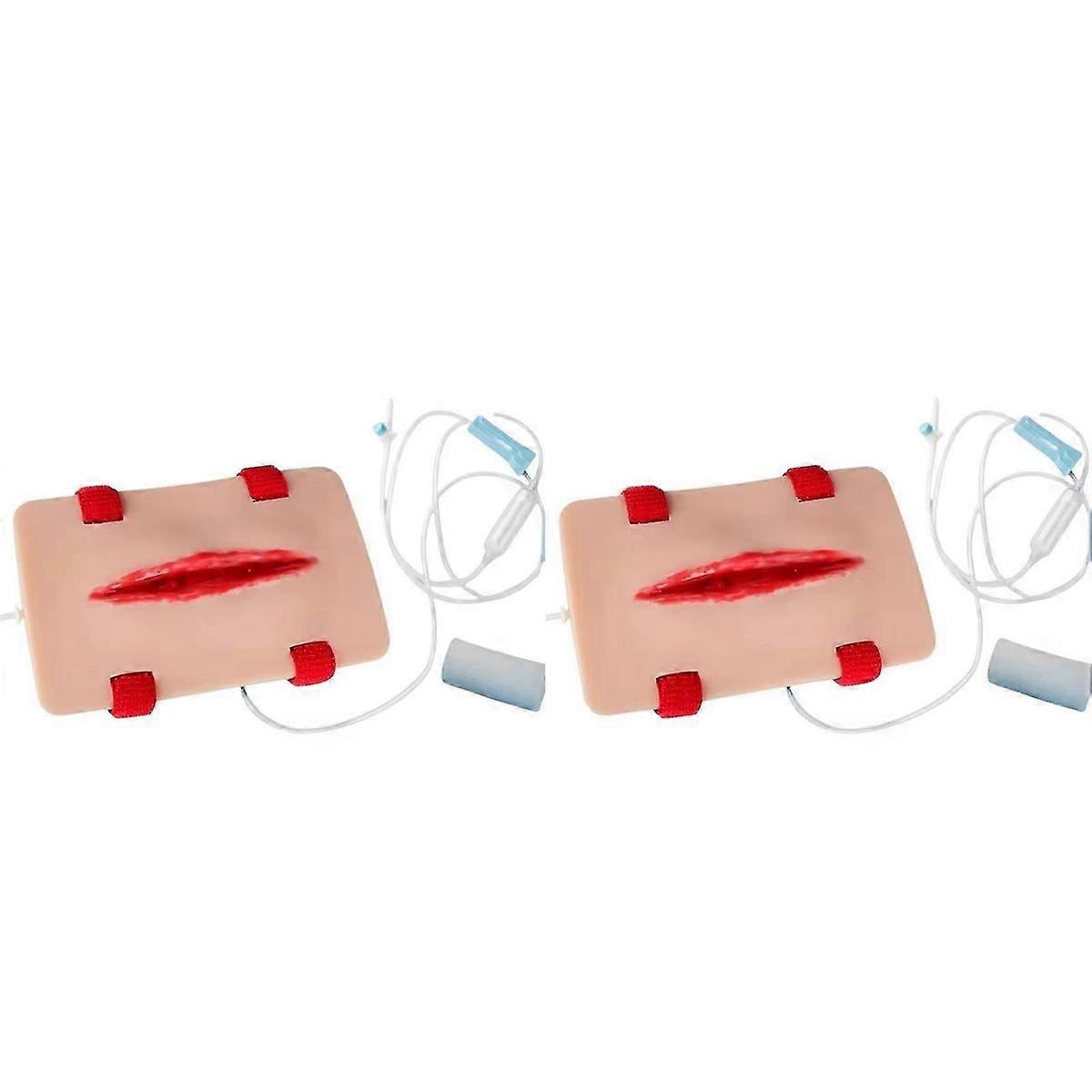 2X Trauma Simulated Wound Practice Module compatible with Nurse Training & Schools Featuring Hemostasis