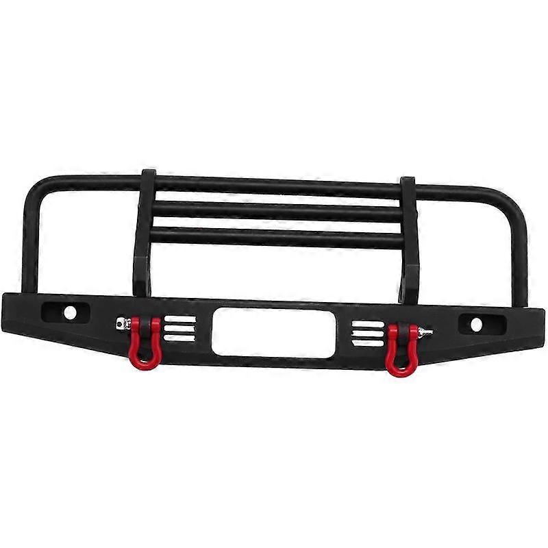 Adjustable Metal Front Bumper with 2 LED Light for 1/10 RC Crawler Traxxas TRX4 Defender Axial SCX10