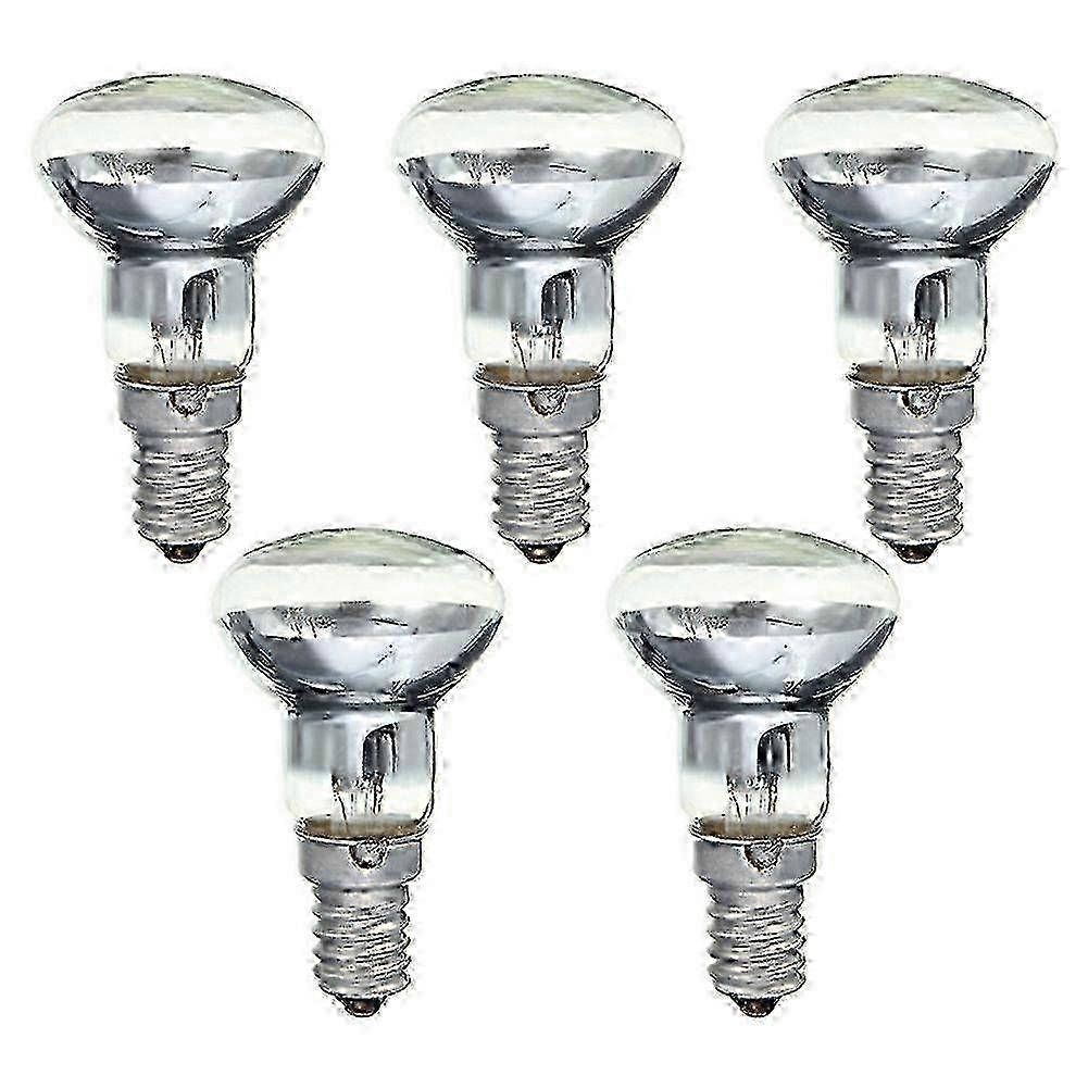 clearance Lava Lamp Bulb E14 Screw Base 30W Clear Reflector Replacement 5Pcs