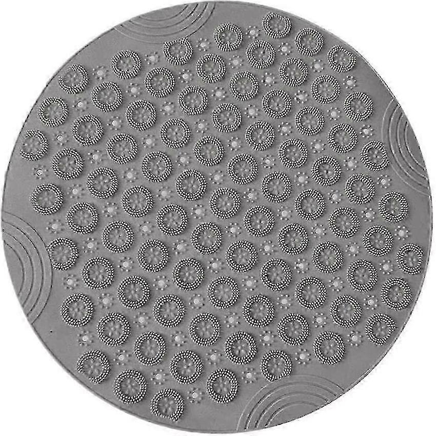 Non Slip Shower Mat with Suction Cups Mildew Resistant Bath Mat Round