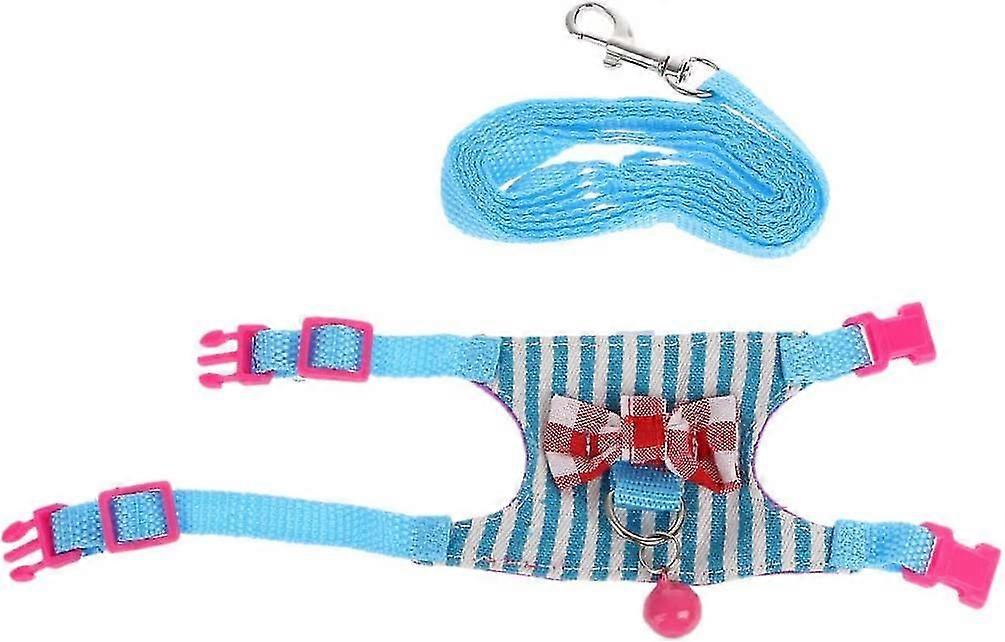 Small Pet Ferret Chest Strap Hamster Rabbit Harness Leash Set