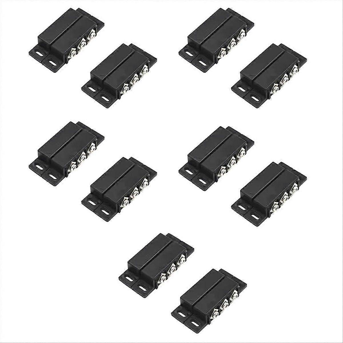 10pcs Magnetic Switch Door Window Security Alarm System Normally NC NO Contact Switches for Enhance