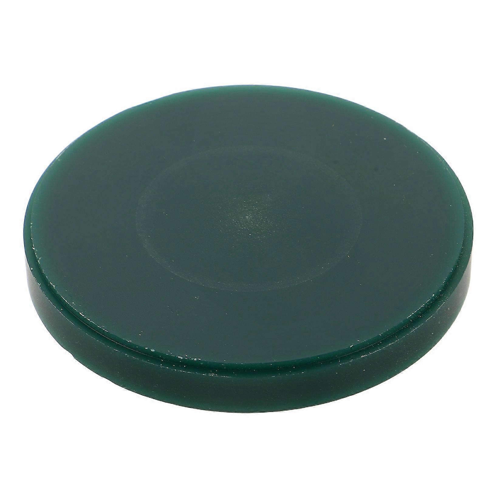 Jewelry Carving Wax Block Round  With Hole - Precision Casting Wax For Jewelry Making Cad Cam Engraving Block Green Sculpting
