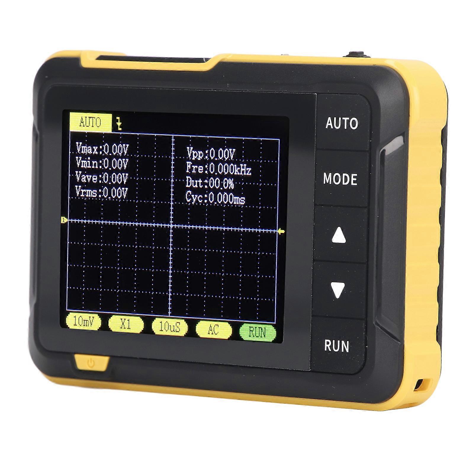 Handheld Oscilloscope Analog Digital Signal Portable Oscillograph Meter 200K Bandwidth 2.5MS/s Sampling Rate 