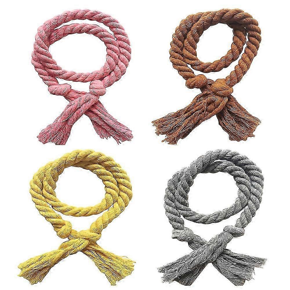 2xRope Curtain Tieback 85cm Twisted Cord Simple Plain Modern 2cm Thick Tie Back