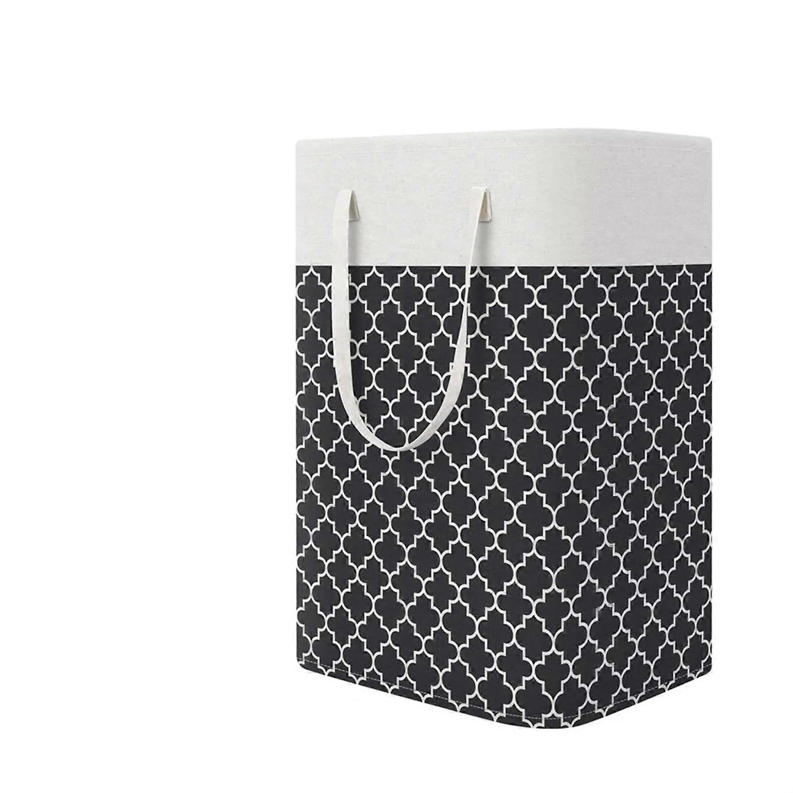 75L Large Capacity Laundry Basket Collapsible Laundry Storage Basket Black