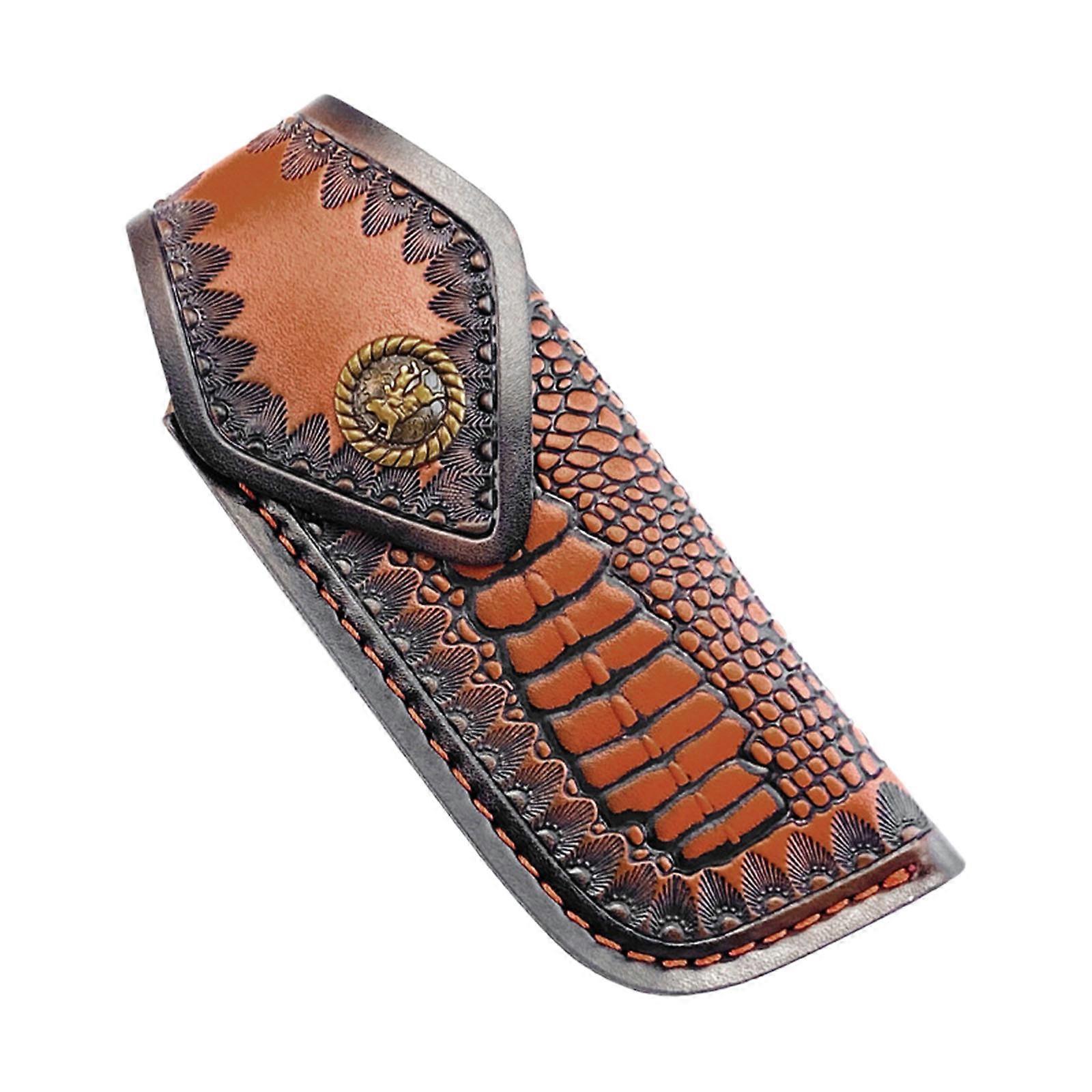 Classical Belt Holsters For Pockets Cutter Tearproof Leather Materials Cutter Storage Pouches With Quick Access Design Multicolor