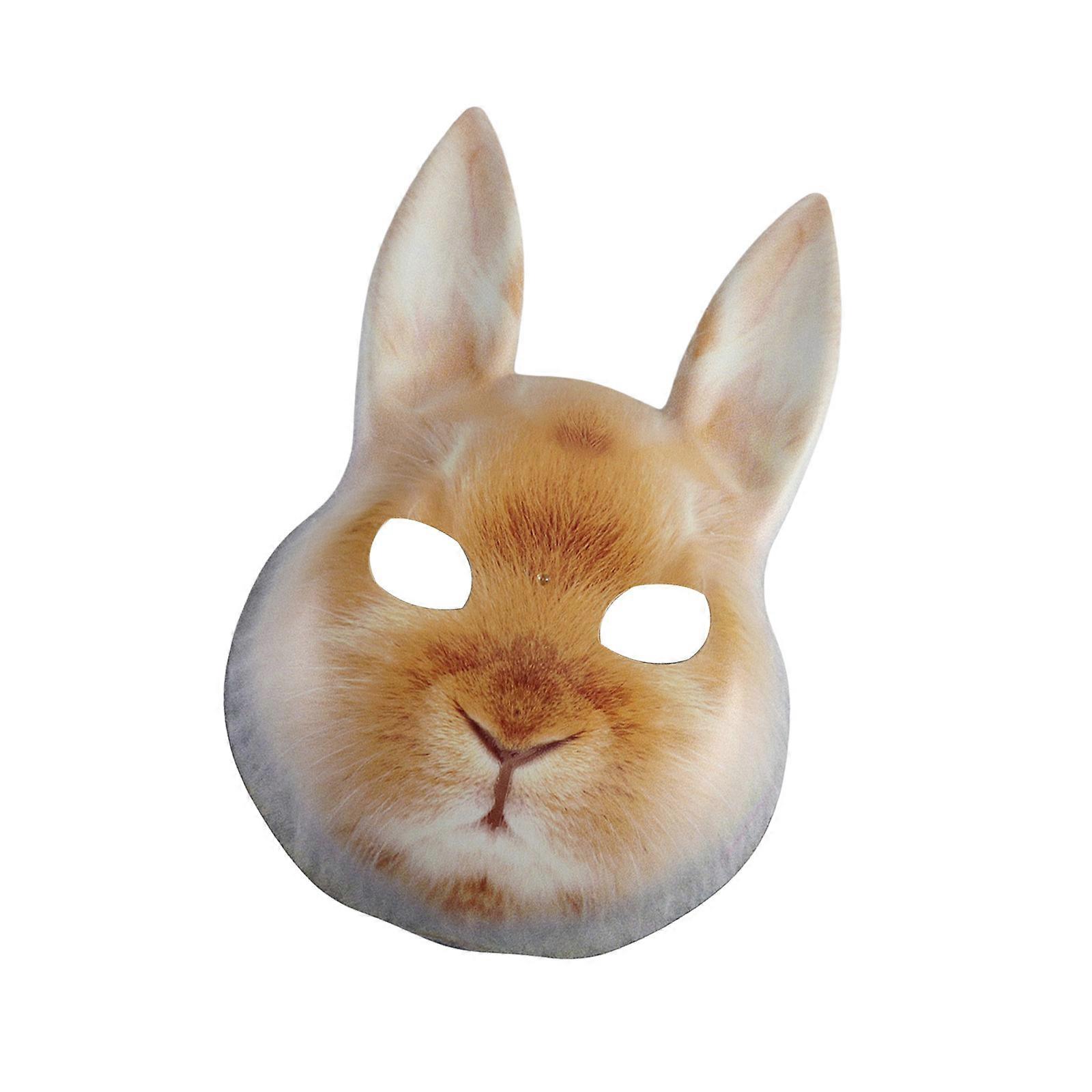Horror Themed Anime Rabbit Face Covering Adjustable Elastic Band Lightweight Practical Design For Cosplay Photography Projects Multicolor