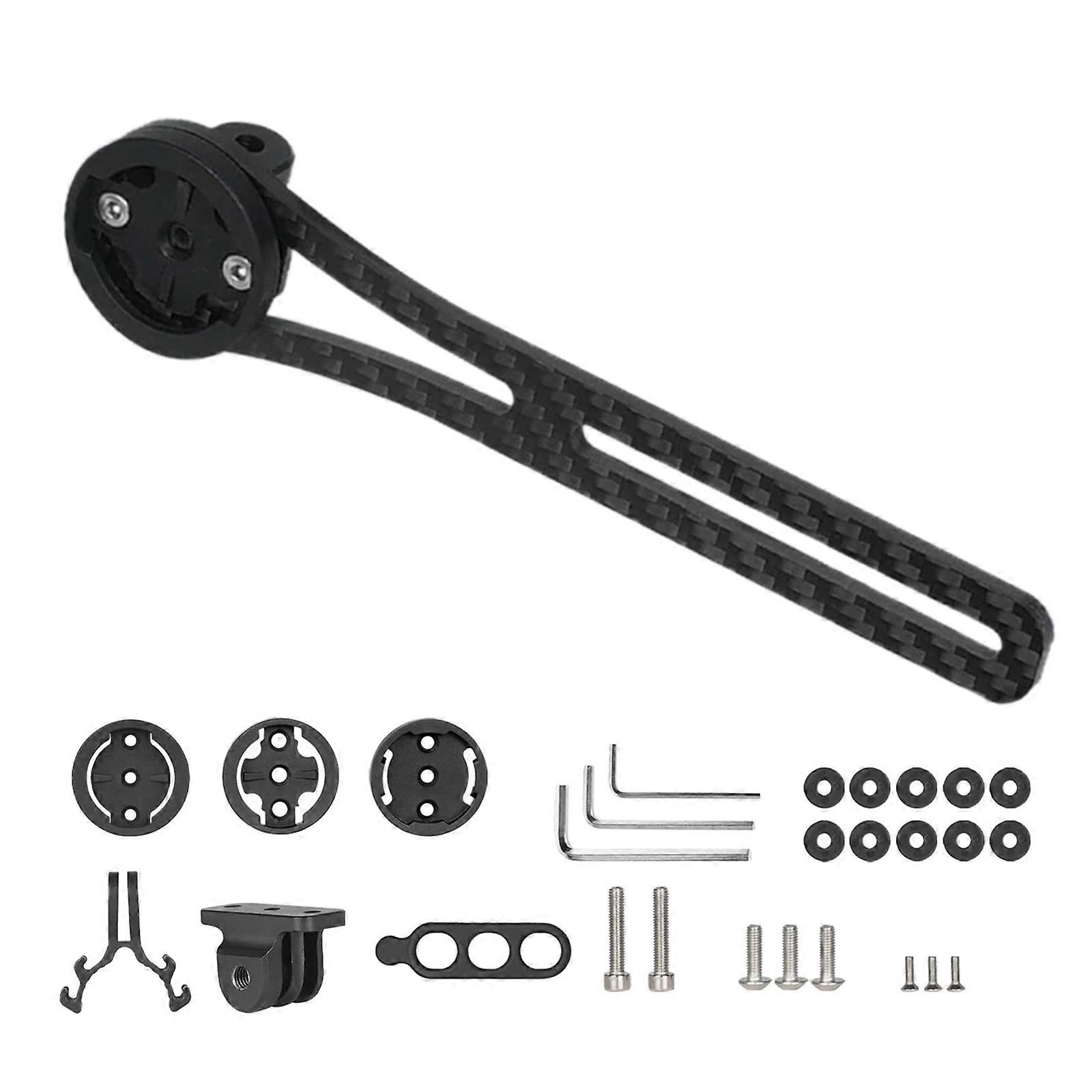 Out Front Bike Computer ComboMount for Handlebars Extended BracketBike Sports Camera Flashlight Mount Holder Multicolor