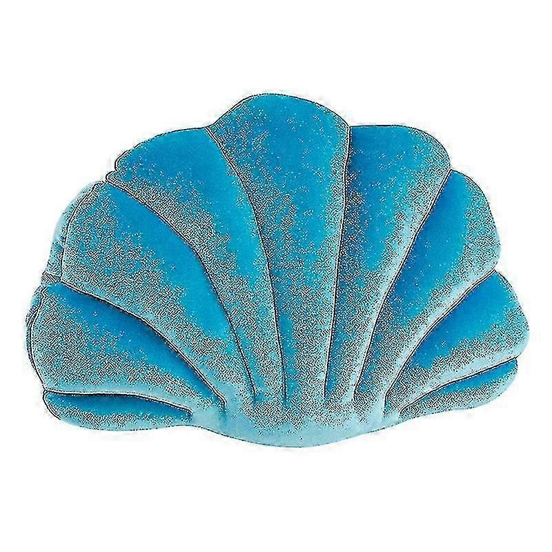 Shell stuffed sofa cushion for coastal style interior design