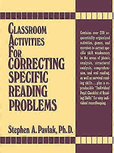 Classroom Activities For Correcting Specific Reading Problems