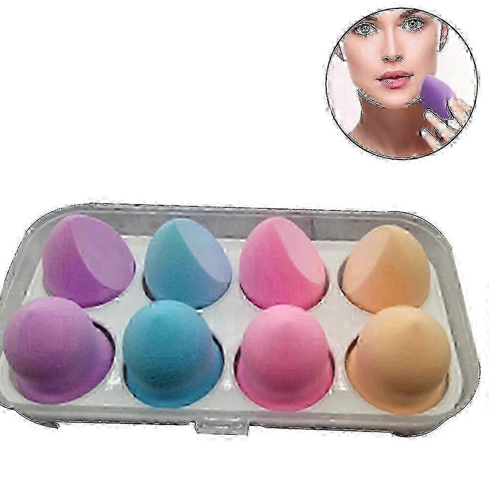 Makeup Sponge Set 8-Pack Beauty Sponge Blender For Makeup Blending Makeup Sponge Eggs