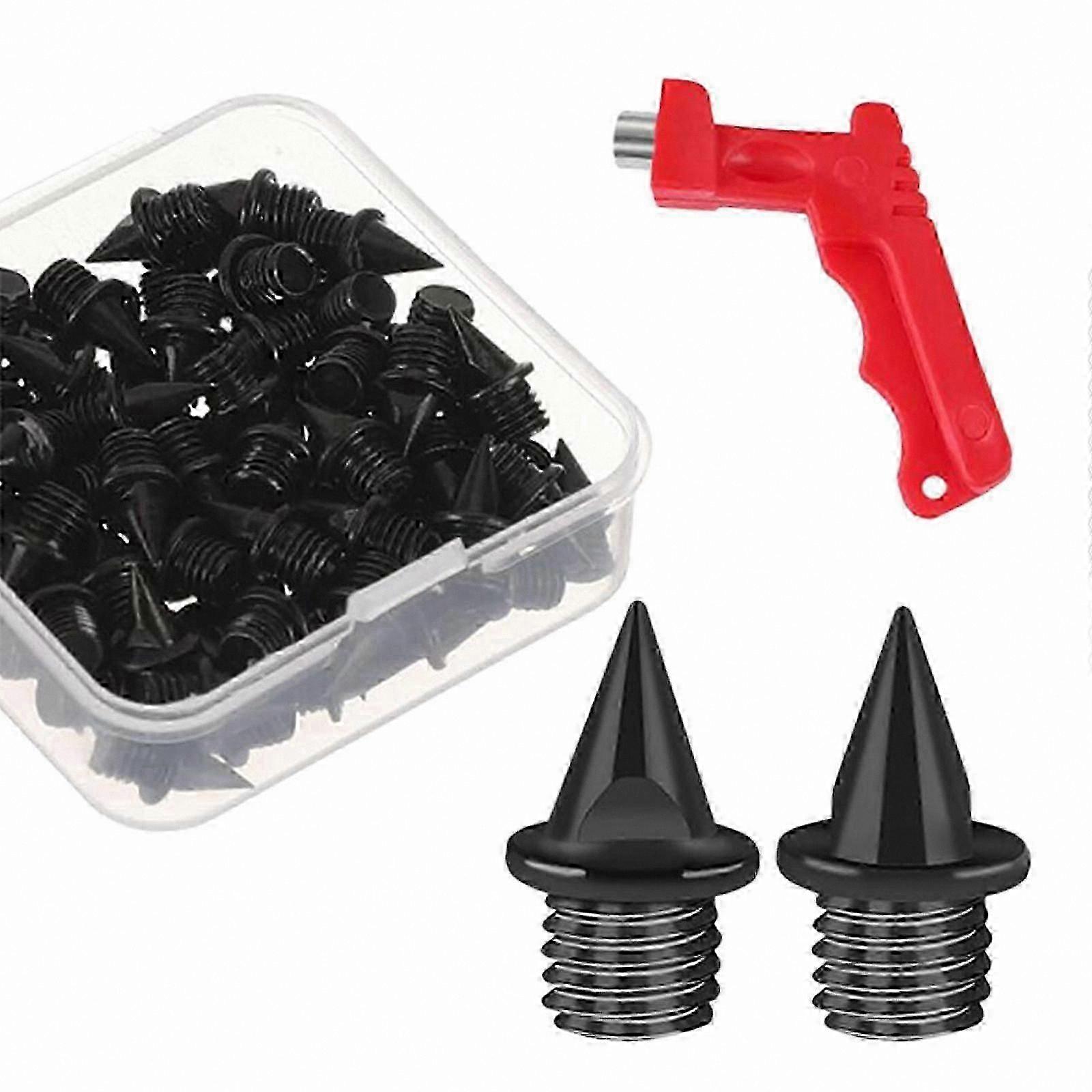 60-Pack Track Spikes for Running and Field Sports Adult Size Red