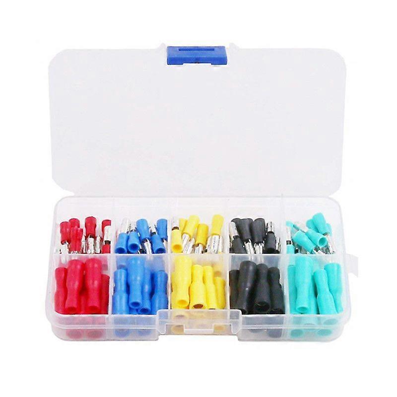 Each pack of 100 sets wire insulation crimp terminals and connector kits automotive straight terminals (3 different)