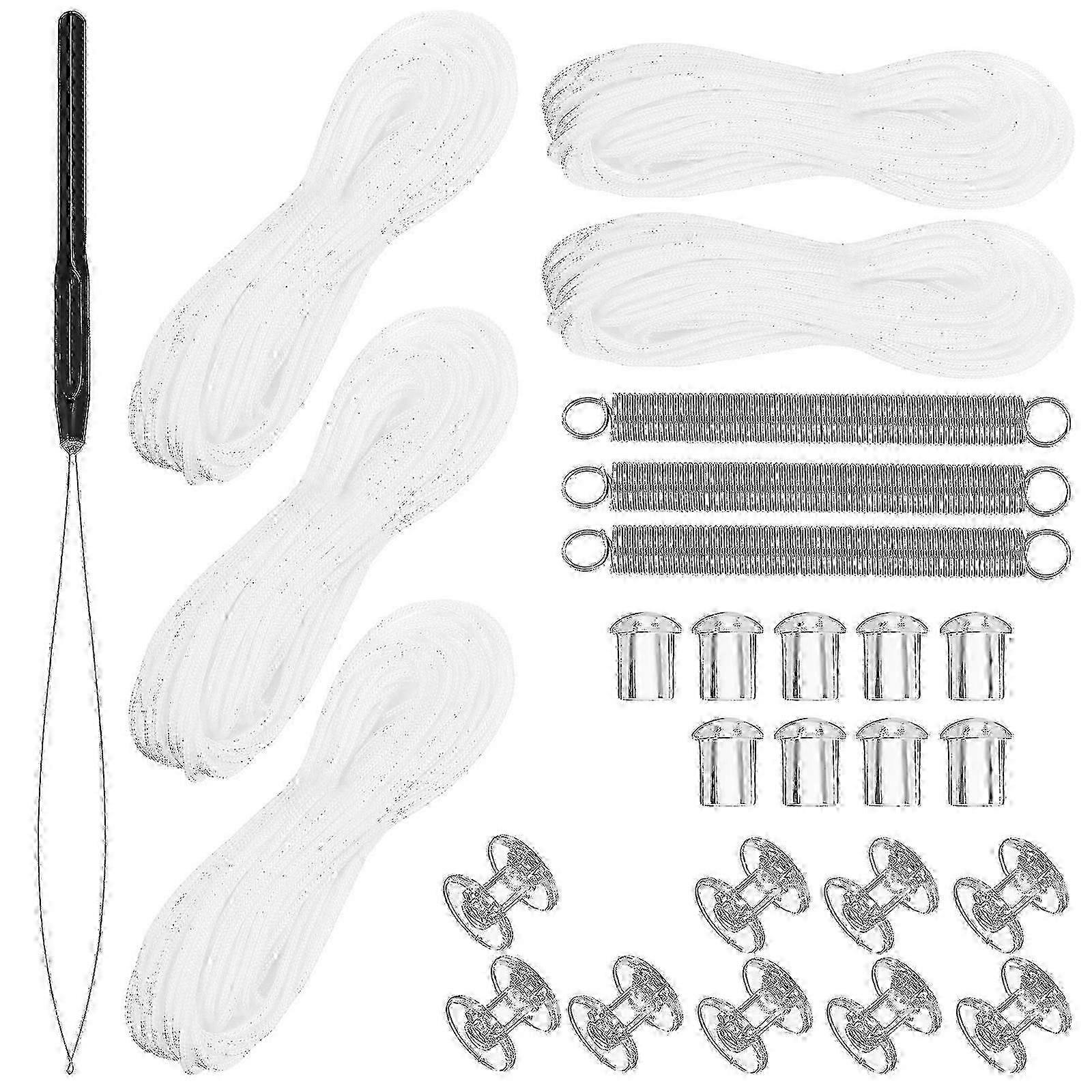 1 Set Pleated Shade Repair Kit Window Shade Cord Retainers Blind String Window Shade Repair Tool Rv Blinds Replacement Part