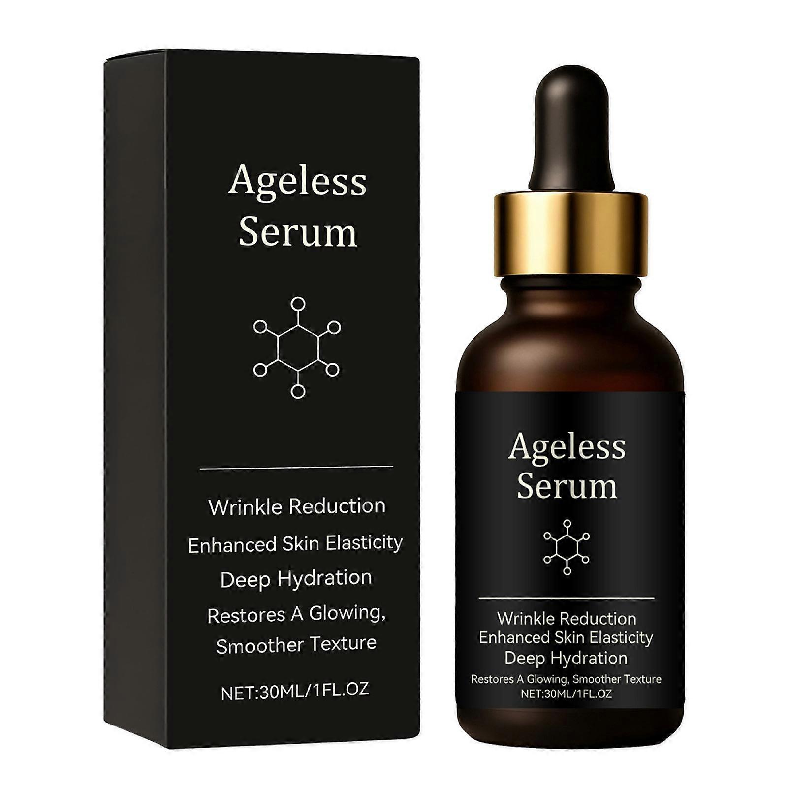 Age-less Face Up Serum Wrinkle Reduction Repair Skin Elasticity Deep Hydration Restores A Glowing Smoother Texture