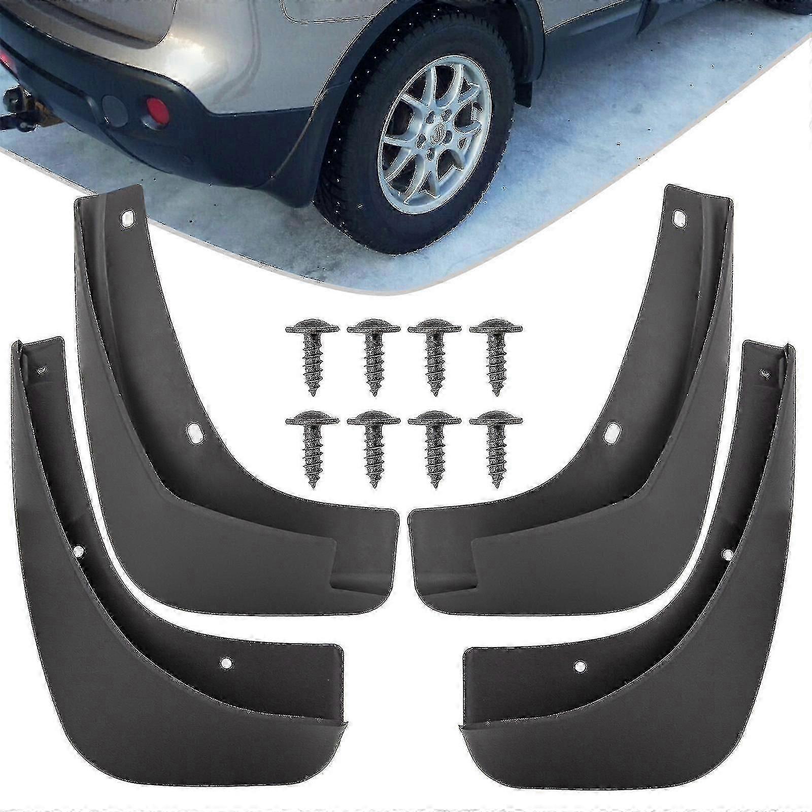 Car Mud Flaps For Nissan Qashqai / +2 / Dualis 2007-2013 J10 Splash Guards Mud Flap Mudguards Fender 2008 2009 2010 2011 2012780