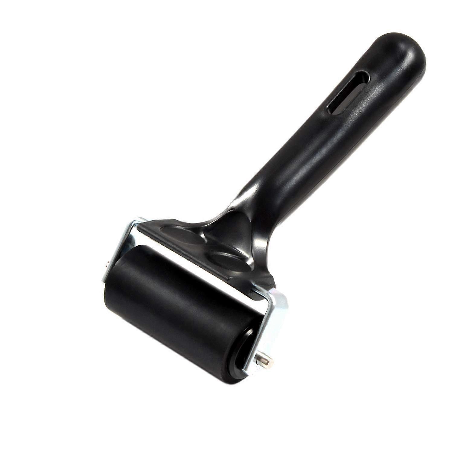 Rubber Brayer Roller for Ink Paint and Block Printing, Soft Glue Applicator, 1 Pack 2.4 Inch